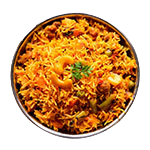 Mushroom Biryani 